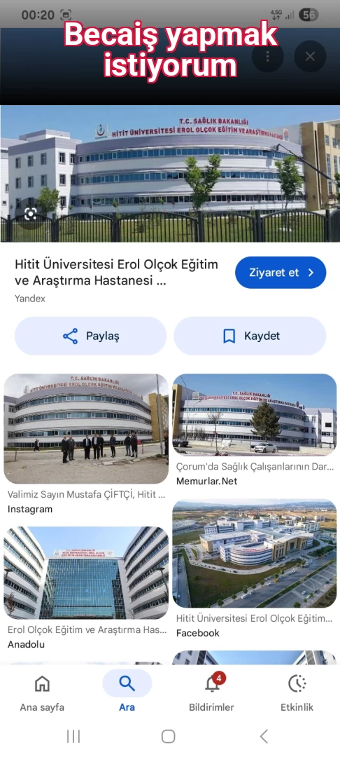 Becaiş yapmak istiyorum 