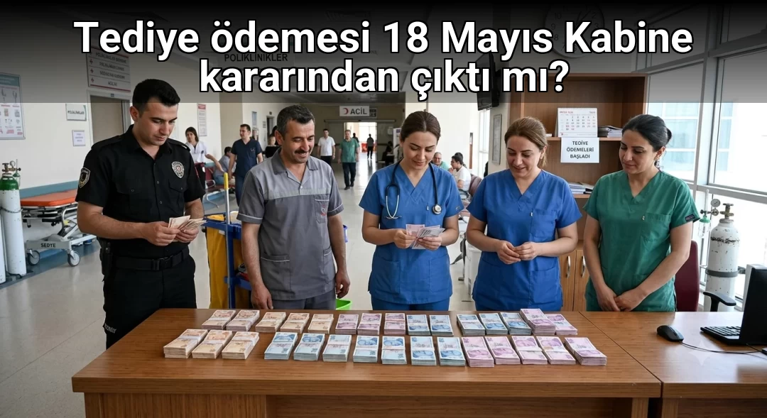 Tediye ödemesi 18 Mayıs Kabine kararından çıktı mı?